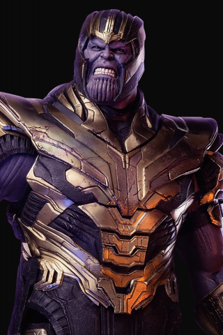 Thanos, angry, Avengers: Endgame, 240x320 wallpaper