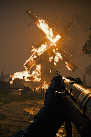 Call of Duty: Vanguard, gunshot, screenshot, 240x320 wallpaper