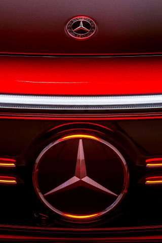 Mercedes-Benz EQA 250, 2021 car, Logo, 240x320 wallpaper