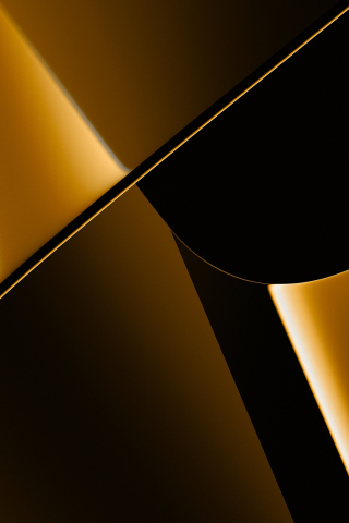 Golden surface, abstract, shapes, 240x320 wallpaper