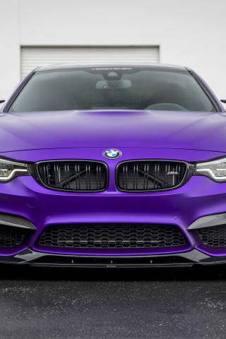 Vorsteiner BMW M4, purple, car, 240x320 wallpaper