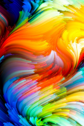 Abstract, colorful lines, pattern, 240x320 wallpaper