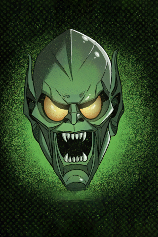 Sinister Green Goblin, helmet, marvel villain, 2022, 240x320 wallpaper