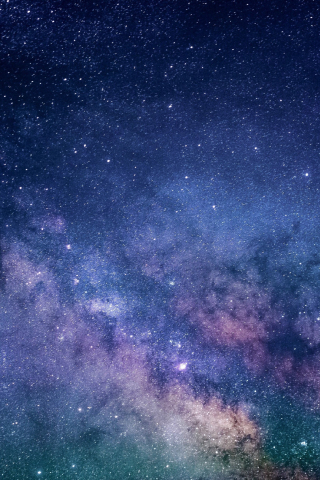 Galaxy, milky way, space, stars, 240x320 wallpaper