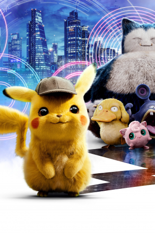 Movie, 2019, POKÉMON Detective Pikachu, Pokemon, 240x320 wallpaper