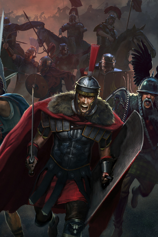 Warriors, Total War: Arena, online game, 240x320 wallpaper