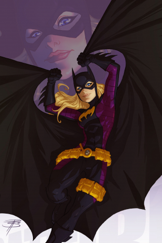 Batwoman, superhero, artwork, 240x320 wallpaper