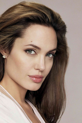 Angelina Jolie, gorgeous, actress, celebrity, 240x320 wallpaper