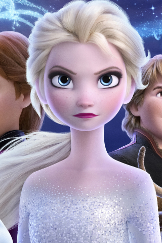 Download wallpaper 240x320 animation movie, 2019, frozen two, disney, old  mobile, cell phone, smartphone, 240x320 hd image background, 23160