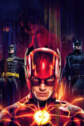 The Flash, 2023 movie, created flash point, 240x320 wallpaper