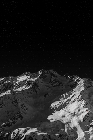 Mountain, dark, nature, 240x320 wallpaper