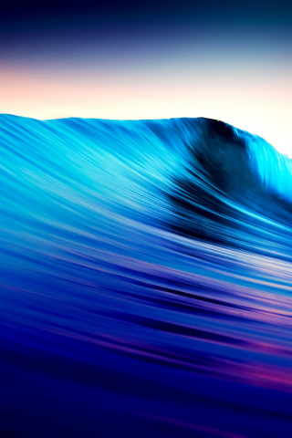 Sea waves, colorful, tides, 240x320 wallpaper