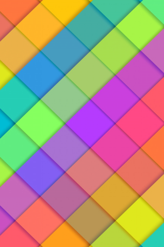 Material design, colorful, squares, abstract, 240x320 wallpaper