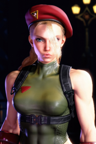 Cammy of Classic Street Fighter 6, character, 240x320 wallpaper