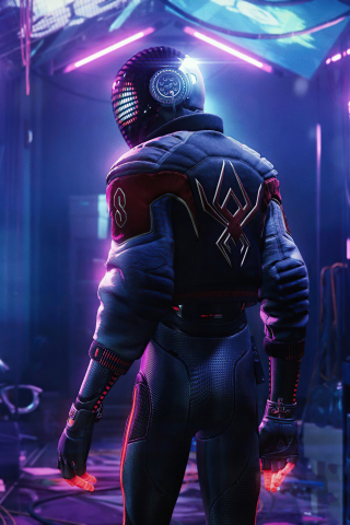Marvel's spiderman Miles Morales, game, 2020, 240x320 wallpaper