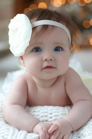 Cute and adorable kid, blue eyes, photoshoot, 240x320 wallpaper