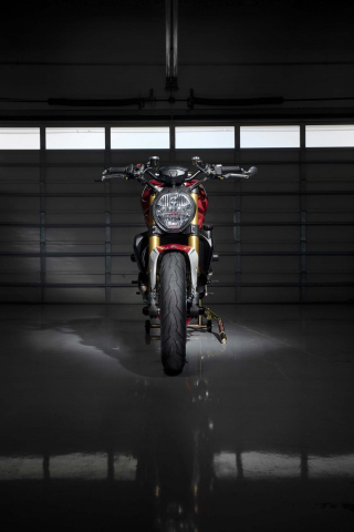 Ducati Monster 1200 Tricolore, 2019, basement, 240x320 wallpaper