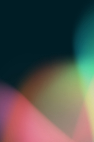 Colorful, blurred, waves, abstract, 240x320 wallpaper