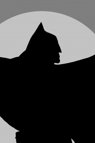 Dark, batman, minimalism, 240x320 wallpaper