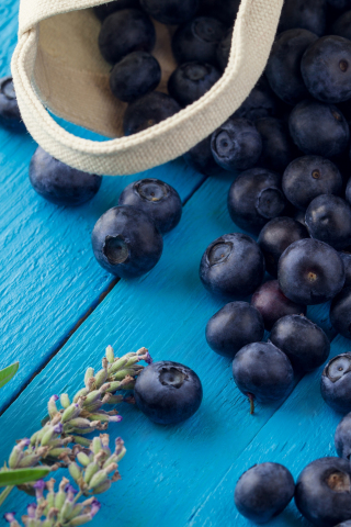 Fresh, fruits, blueberries, berries, 240x320 wallpaper