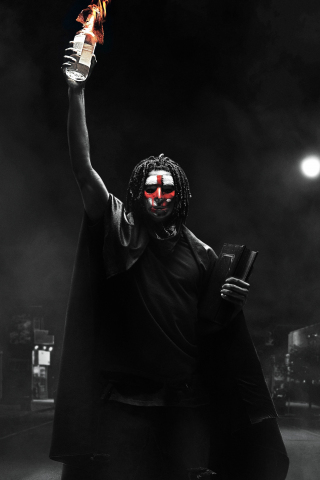 The First Purge, action/horror movie, 2018, 240x320 wallpaper