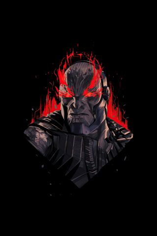 Darkseid, minimal, 2021, 240x320 wallpaper