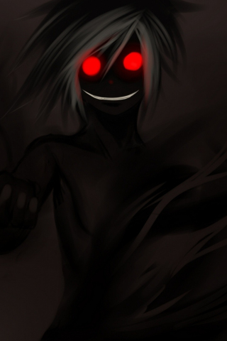Download wallpaper 240x320 dark, anime, artwork, old mobile, cell phone,  smartphone, 240x320 hd image background, 6783