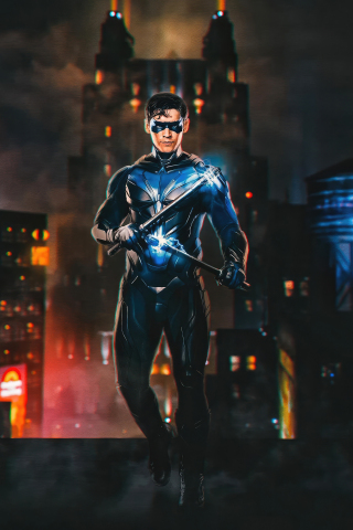Brenton Thwaites as Nightwing, Titans, 2023's season, 240x320 wallpaper