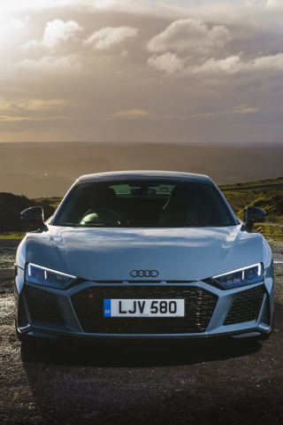 Off-road, Audi R8 V10, luxury car, 240x320 wallpaper