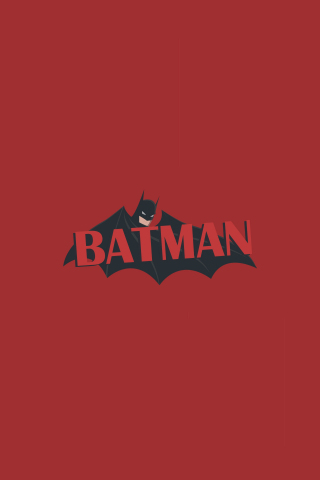 Batman, minimal, 2019, 240x320 wallpaper