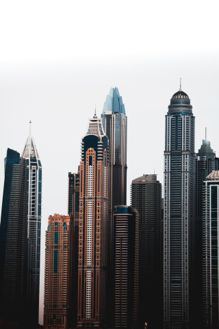 Buildings of Dubai, Cityscape, 240x320 wallpaper
