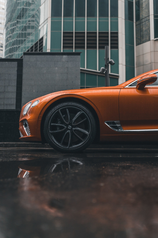 Car, Bentley, luxurious, front-wheel, 240x320 wallpaper