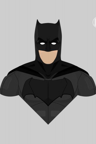 Batman, minimalism, superhero, 240x320 wallpaper