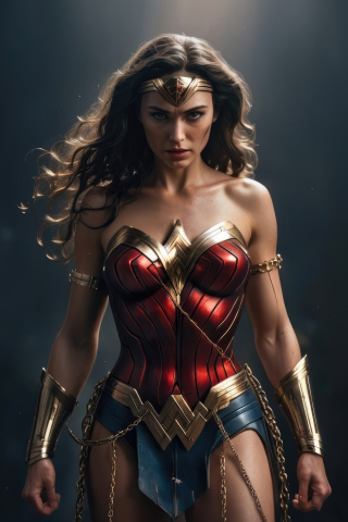 Wonder Woman, unstoppable fury superhero, cosplay, 240x320 wallpaper