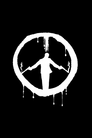Logo, video game, minimal, Half-Life, 240x320 wallpaper
