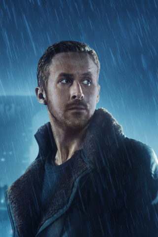 Ryan gosling, Officer K, Blade Runner 2049, movie, 240x320 wallpaper