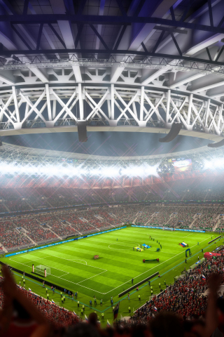 FIFA 18, stadium, video game, 2017, 240x320 wallpaper