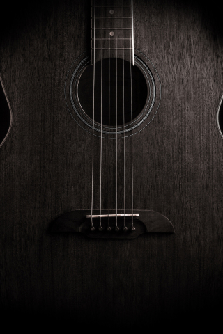 Guitar, musical instrument, Huawei Mate 10, stock, 240x320 wallpaper