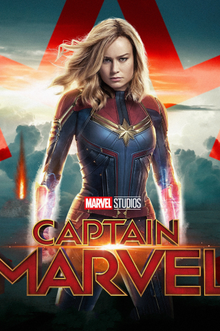 Movie, superhero, actress, Captain Marvel, 240x320 wallpaper