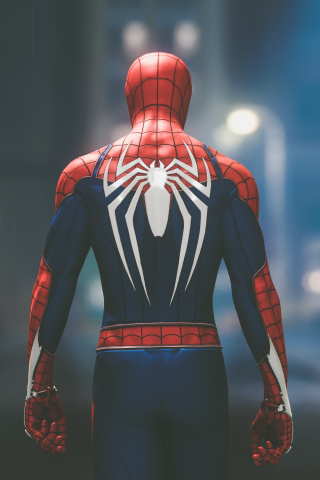 Video game, marvel, PS4, Spider-man, 240x320 wallpaper
