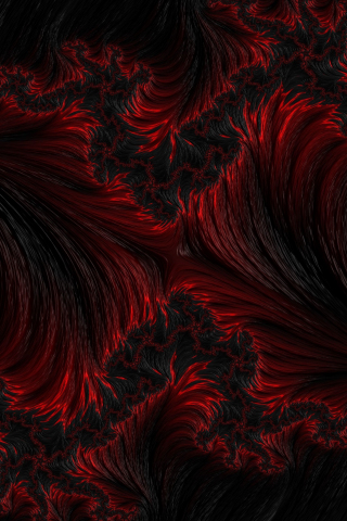 Red-dark threads, abstract, art, 240x320 wallpaper