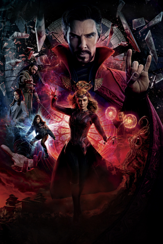 Multiverse of Madness, Scarlet Witch, movie, 240x320 wallpaper