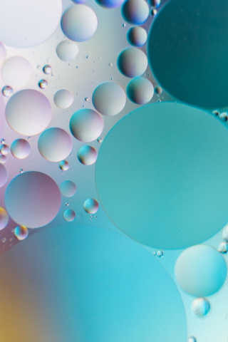 Close up, bubble, texture, 240x320 wallpaper