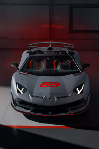 Download wallpaper 240x320 lamborghini aventador svj 63 roadster, 2020 ...