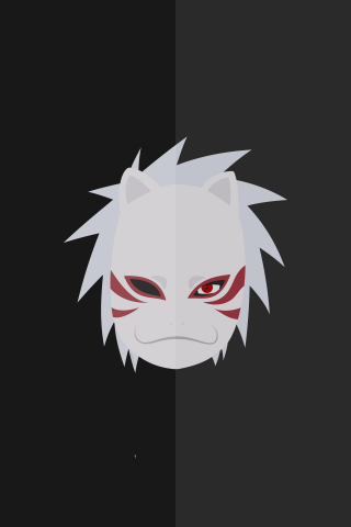 Anbu, mask, Naruto, 240x320 wallpaper