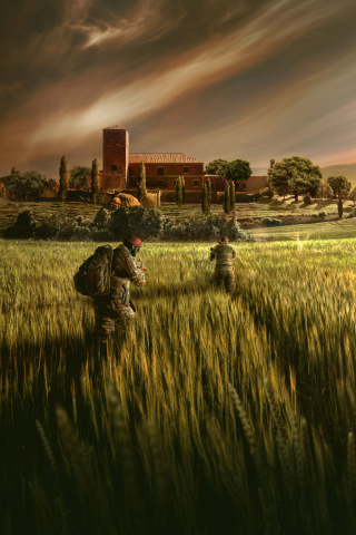 2018, wheat farm, Tom Clancy's Rainbow Six Siege, 240x320 wallpaper