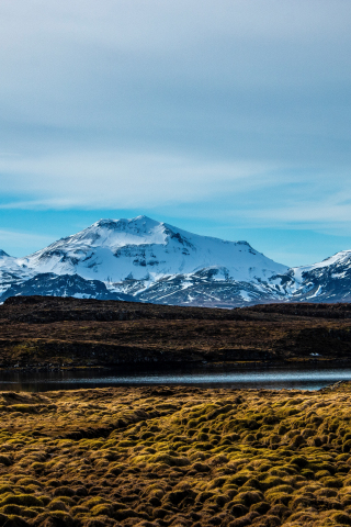 Mountains, glacier, landscape, nature, 240x320 wallpaper