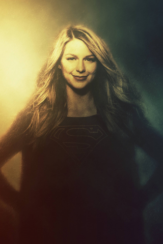 Melissa Benoist, Supergirl, TV show, 2018, 240x320 wallpaper