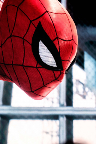 Spiderman, video game, closeup, 240x320 wallpaper