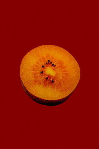 Orange fruit, close up, slice, 240x320 wallpaper